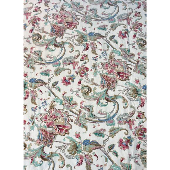 Lauren Ralph Lauren VTG 90s Venetian Antiqua Floral Reversible King Comforter - Picture 1 of 10